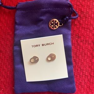 New Tory Burch Gold tone Surreal Lock Studs